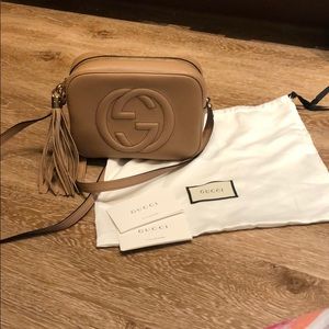 Gucci disco leather bag